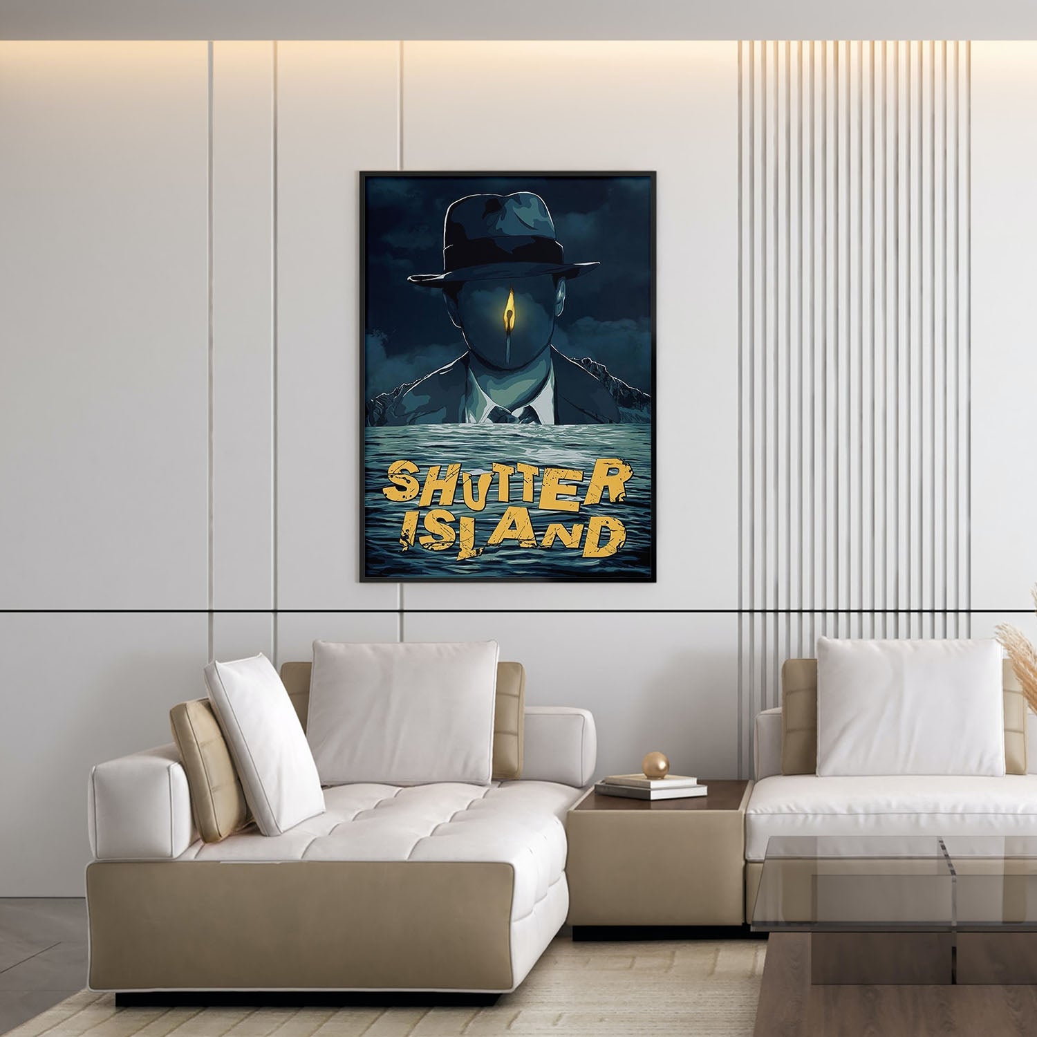 Flex Designs Poster Shutter Island Sketch 5 x 7" Home Goods - Movie 2010 Movie Poster