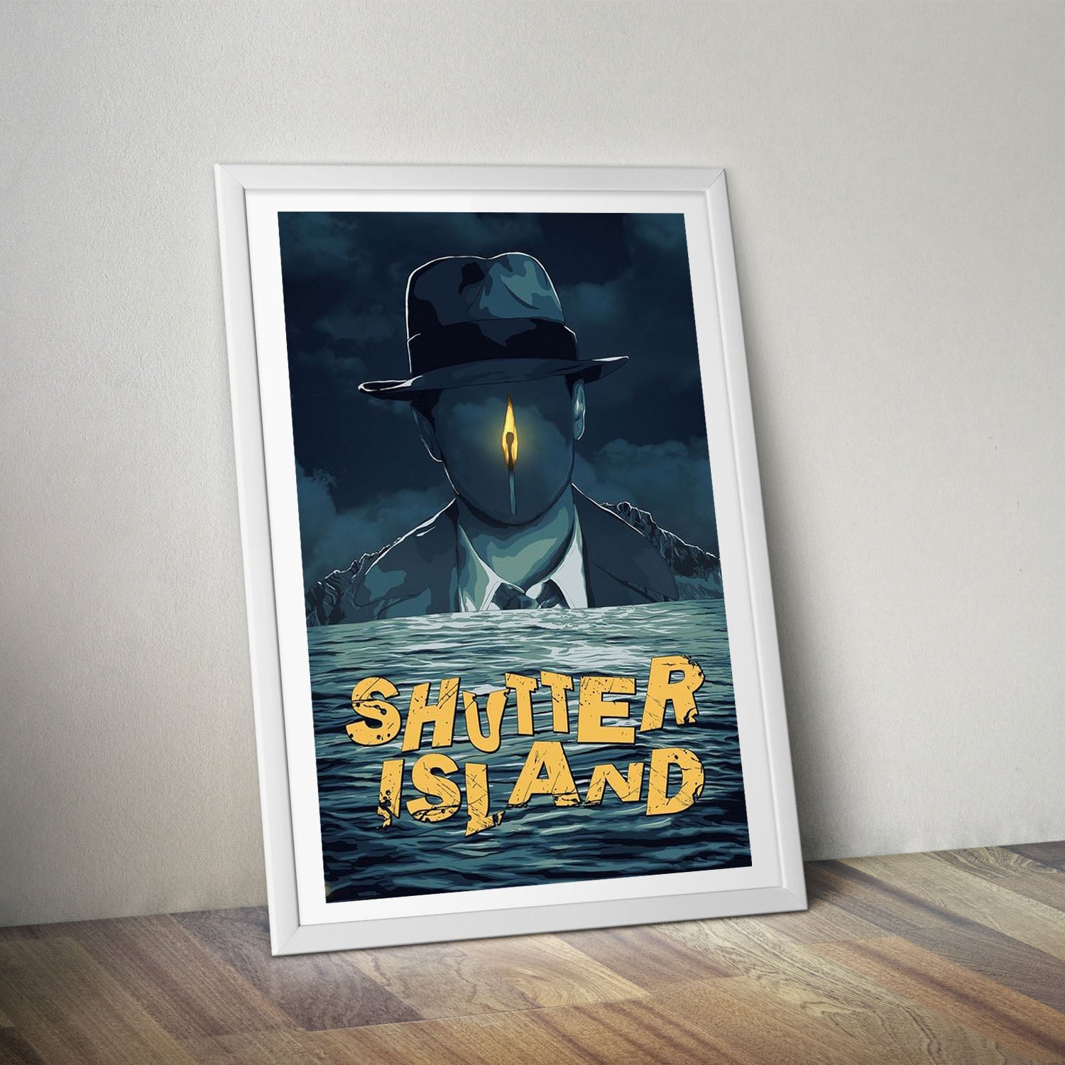 Flex Designs Poster Shutter Island Sketch 8 x 10" Home Goods - Movie 2010 Movie Poster