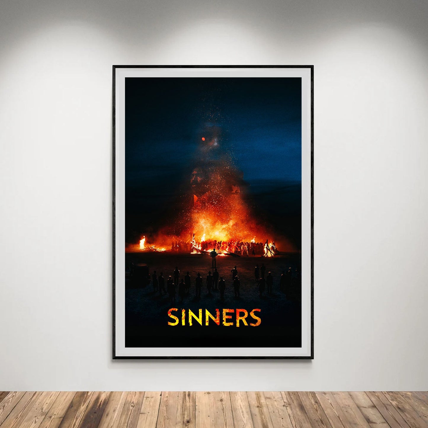 Flex Designs Poster Sinners Bonfire 5 x 7" Home Goods - Movie 2025 Movie Poster