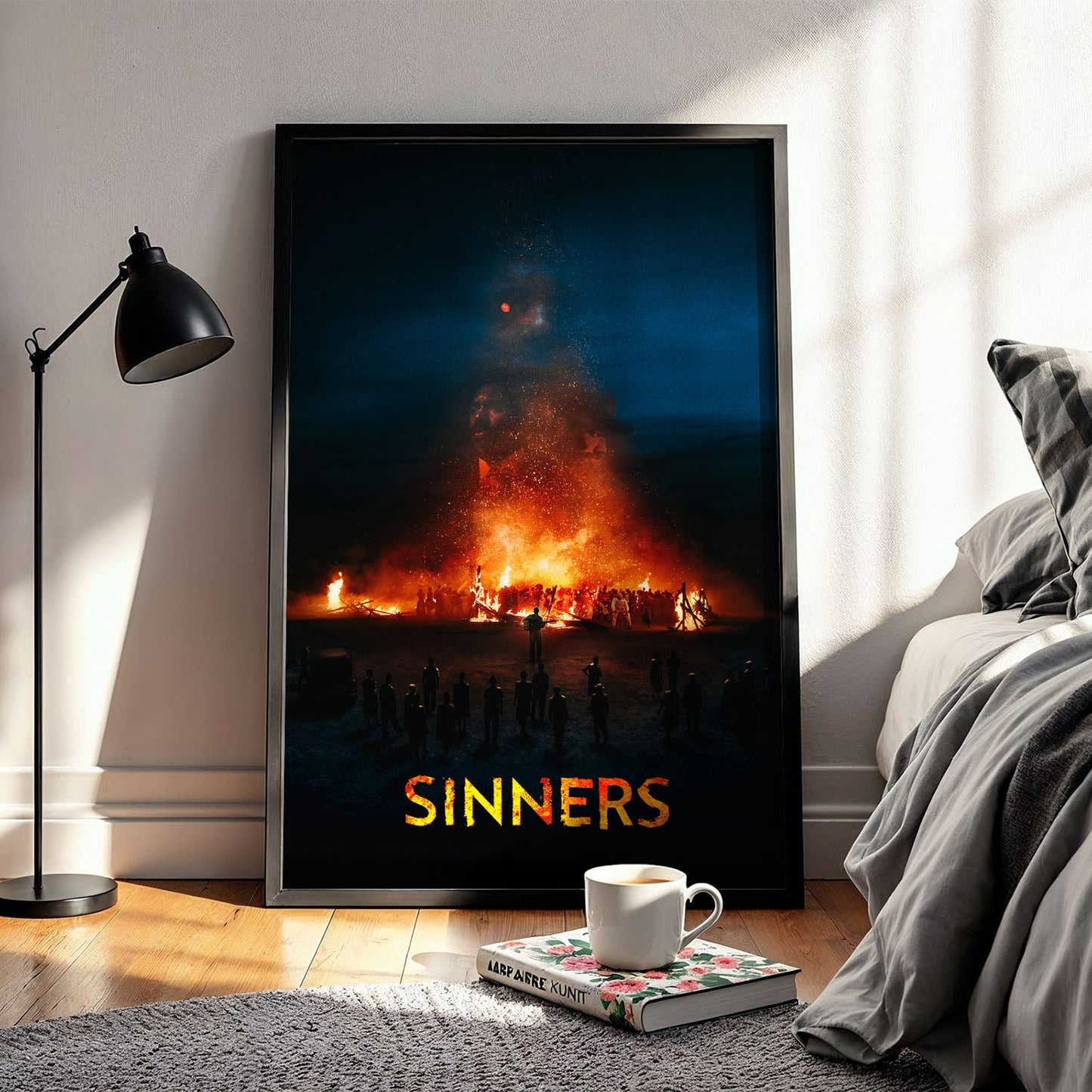 Flex Designs Poster Sinners Bonfire 5 x 7" Home Goods - Movie 2025 Movie Poster