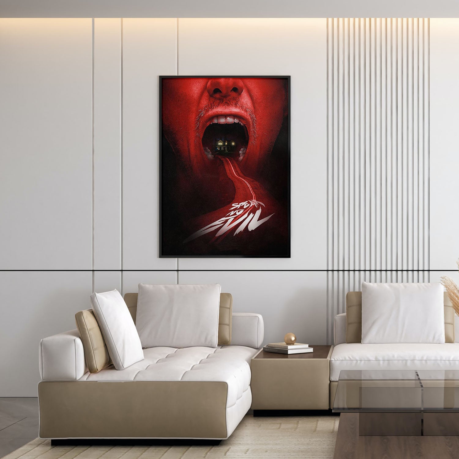 Flex Designs Poster Speak No Evil Sketch 5 x 7" Home Goods - Movie 2022 Movie Poster