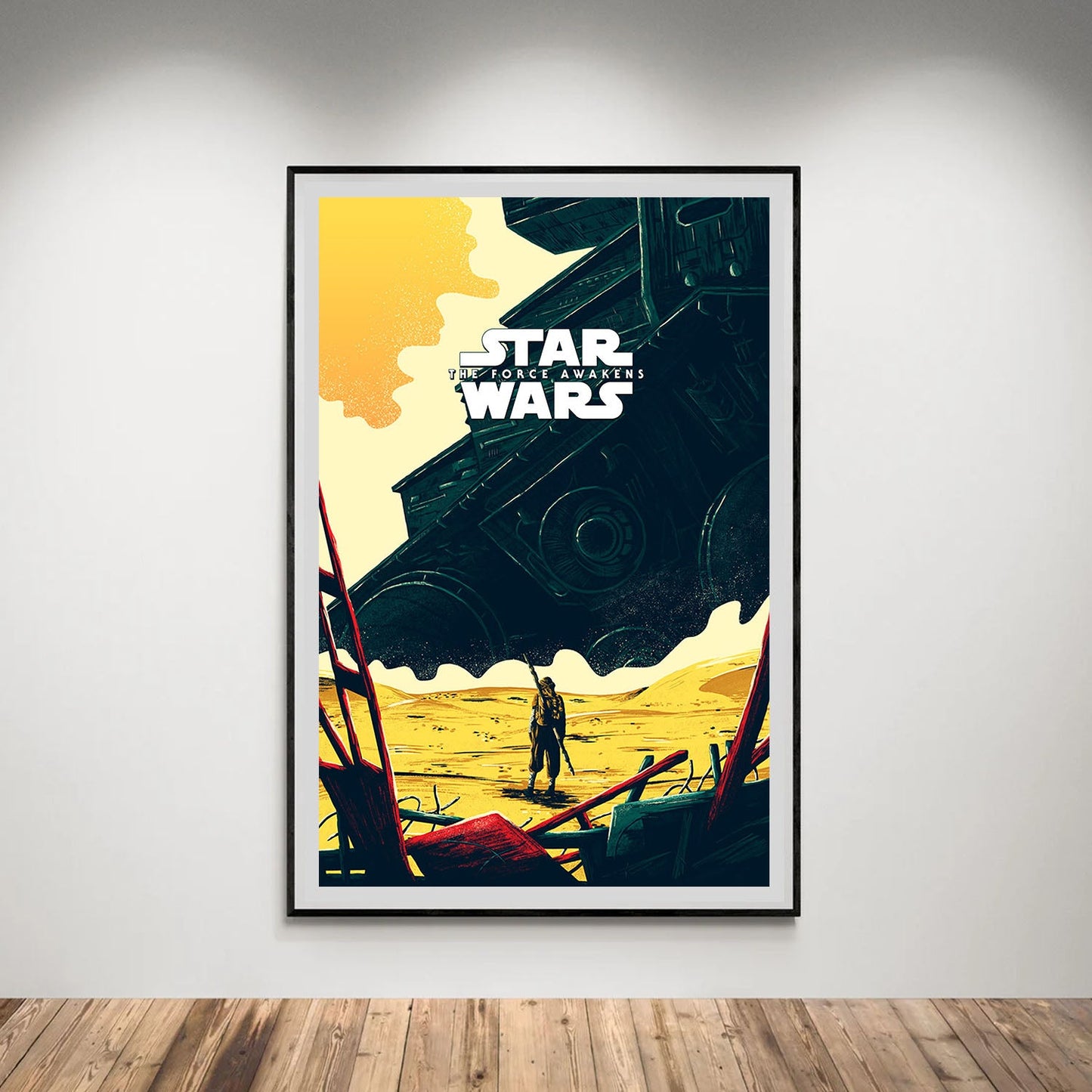 Flex Designs Poster Star Wars The Force Awakens Sketch 5 x 7" Home Goods - Movie 2015 Movie Poster