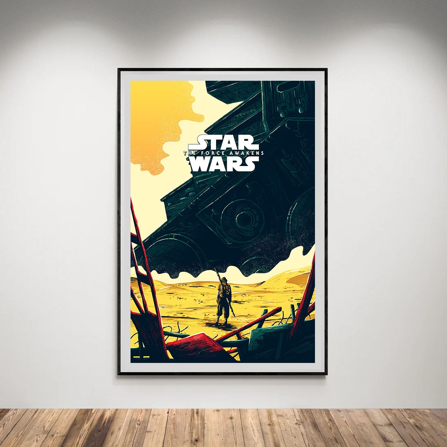 Flex Designs Poster Star Wars The Force Awakens Sketch 5 x 7" Home Goods - Movie 2015 Movie Poster