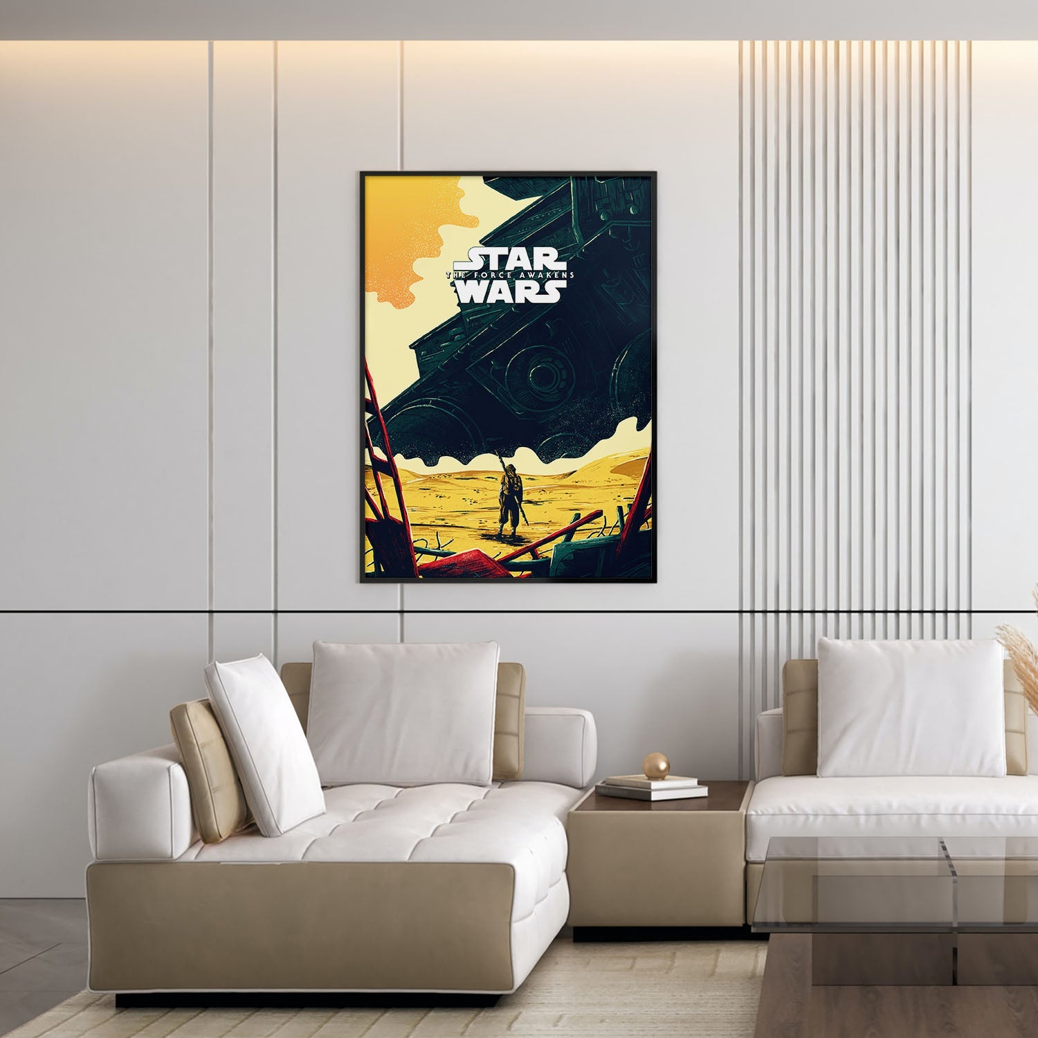 Flex Designs Poster Star Wars The Force Awakens Sketch 5 x 7" Home Goods - Movie 2015 Movie Poster
