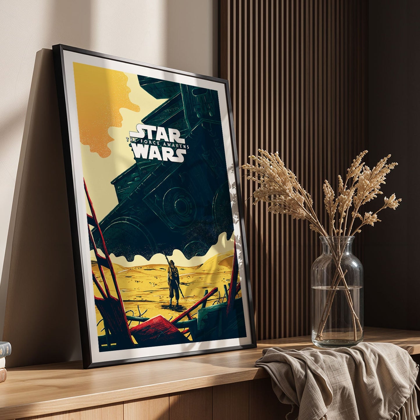 Flex Designs Poster Star Wars The Force Awakens Sketch 8 x 10" Home Goods - Movie 2015 Movie Poster