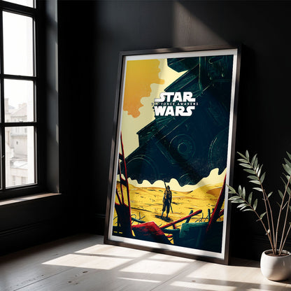 Flex Designs Poster Star Wars The Force Awakens Sketch 8 x 10" Home Goods - Movie 2015 Movie Poster