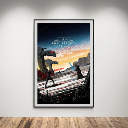 Flex Designs Poster Star Wars The Last Jedi Sketch 5 x 7" Home Goods - Movie 2017 Movie Poster