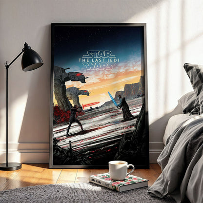 Flex Designs Poster Star Wars The Last Jedi Sketch 5 x 7" Home Goods - Movie 2017 Movie Poster