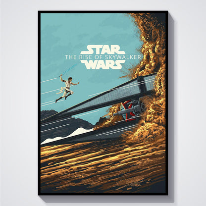 Flex Designs Poster Star Wars The Rise of Skywalker Sketch 5 x 7" Home Goods - Movie 2019 Movie Poster