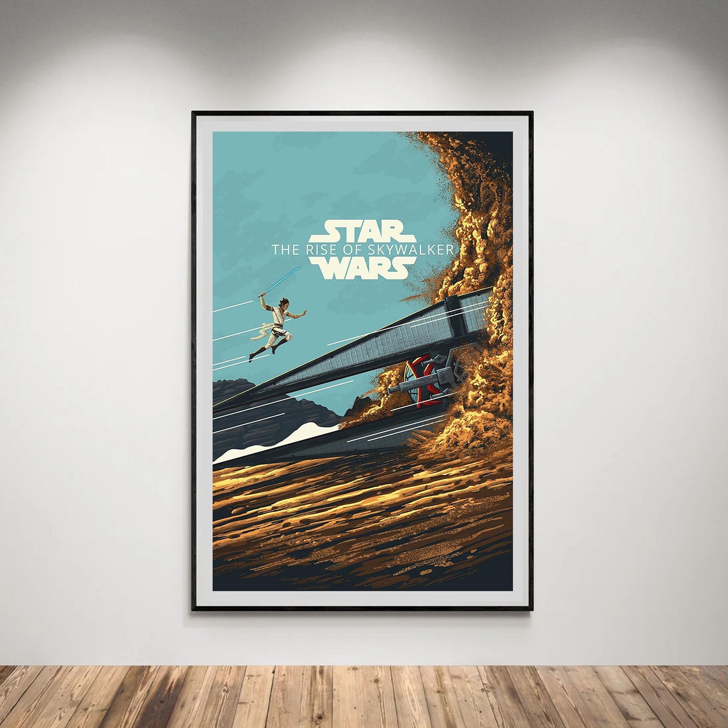 Flex Designs Poster Star Wars The Rise of Skywalker Sketch 5 x 7" Home Goods - Movie 2019 Movie Poster