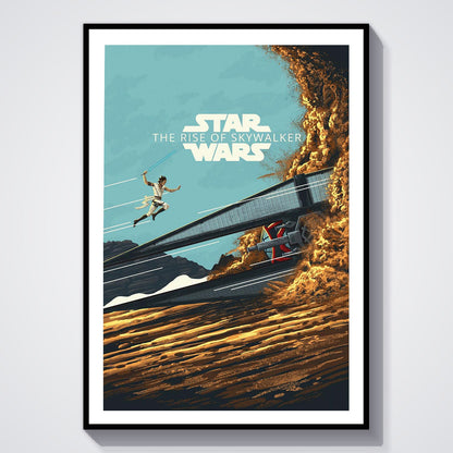 Flex Designs Poster Star Wars The Rise of Skywalker Sketch 8 x 10" Home Goods - Movie 2019 Movie Poster