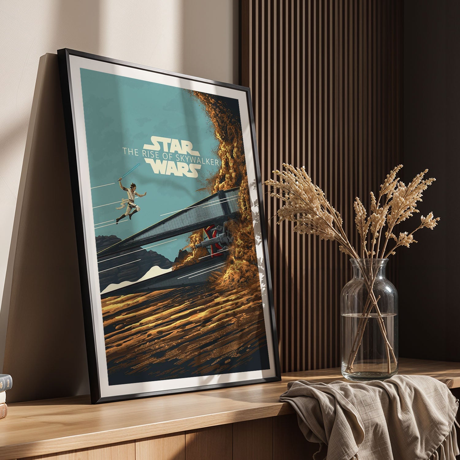 Flex Designs Poster Star Wars The Rise of Skywalker Sketch 8 x 10" Home Goods - Movie 2019 Movie Poster