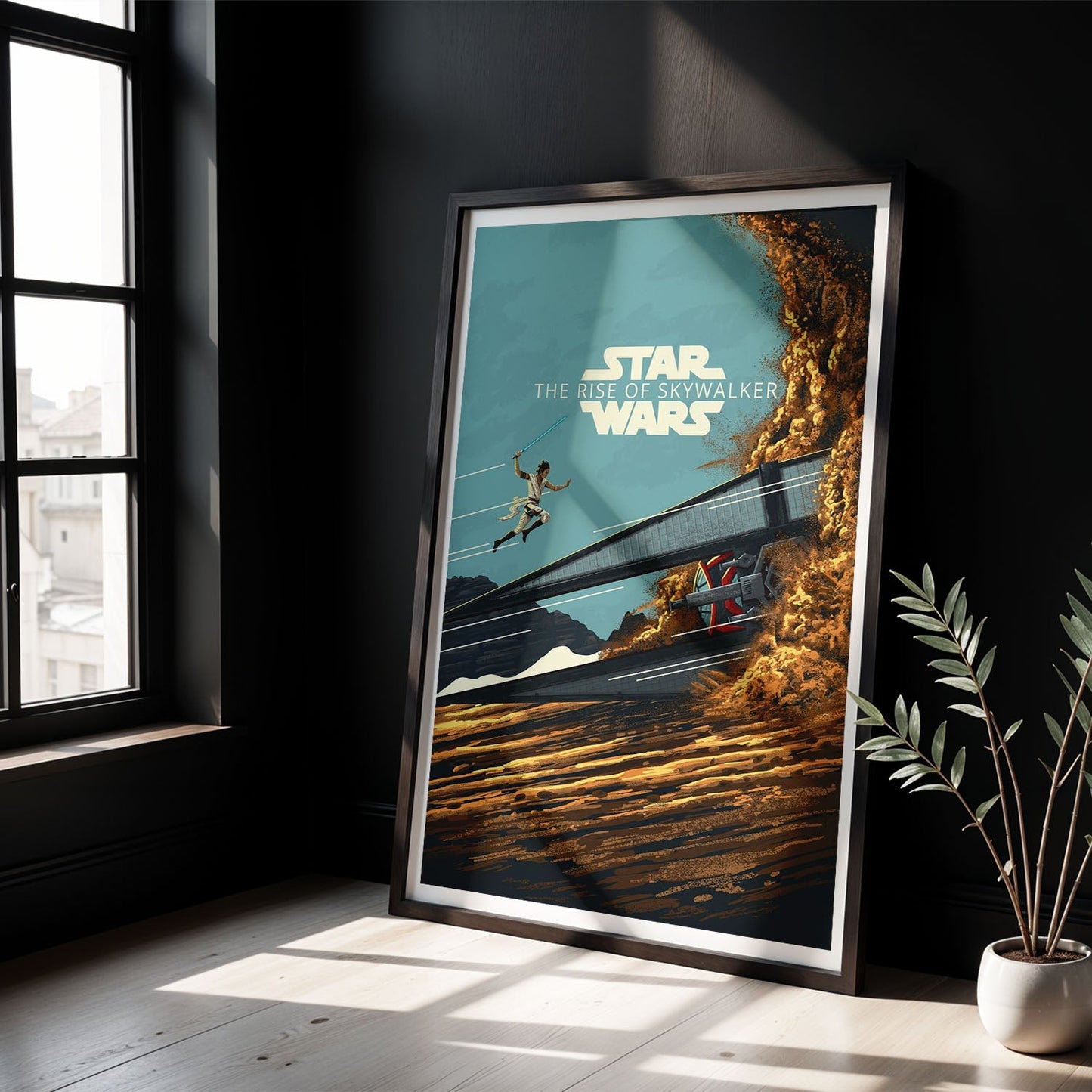 Flex Designs Poster Star Wars The Rise of Skywalker Sketch 8 x 10" Home Goods - Movie 2019 Movie Poster