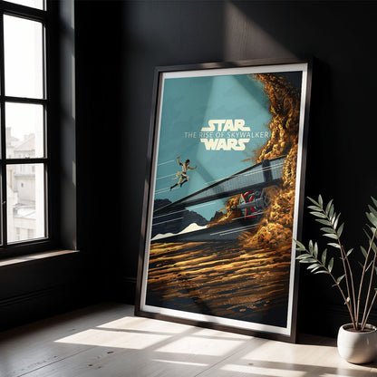 Flex Designs Poster Star Wars The Rise of Skywalker Sketch 8 x 10" Home Goods - Movie 2019 Movie Poster