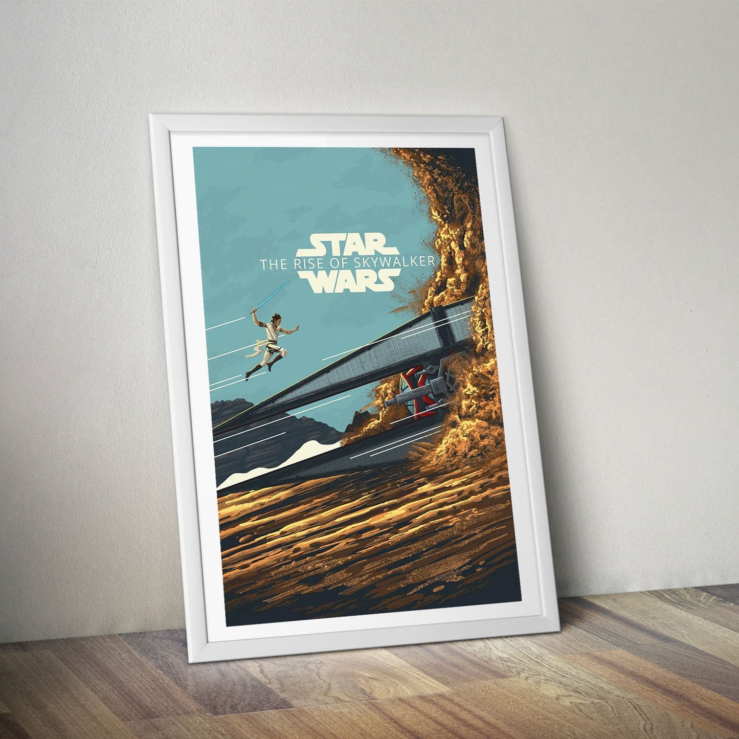 Flex Designs Poster Star Wars The Rise of Skywalker Sketch 8 x 10" Home Goods - Movie 2019 Movie Poster