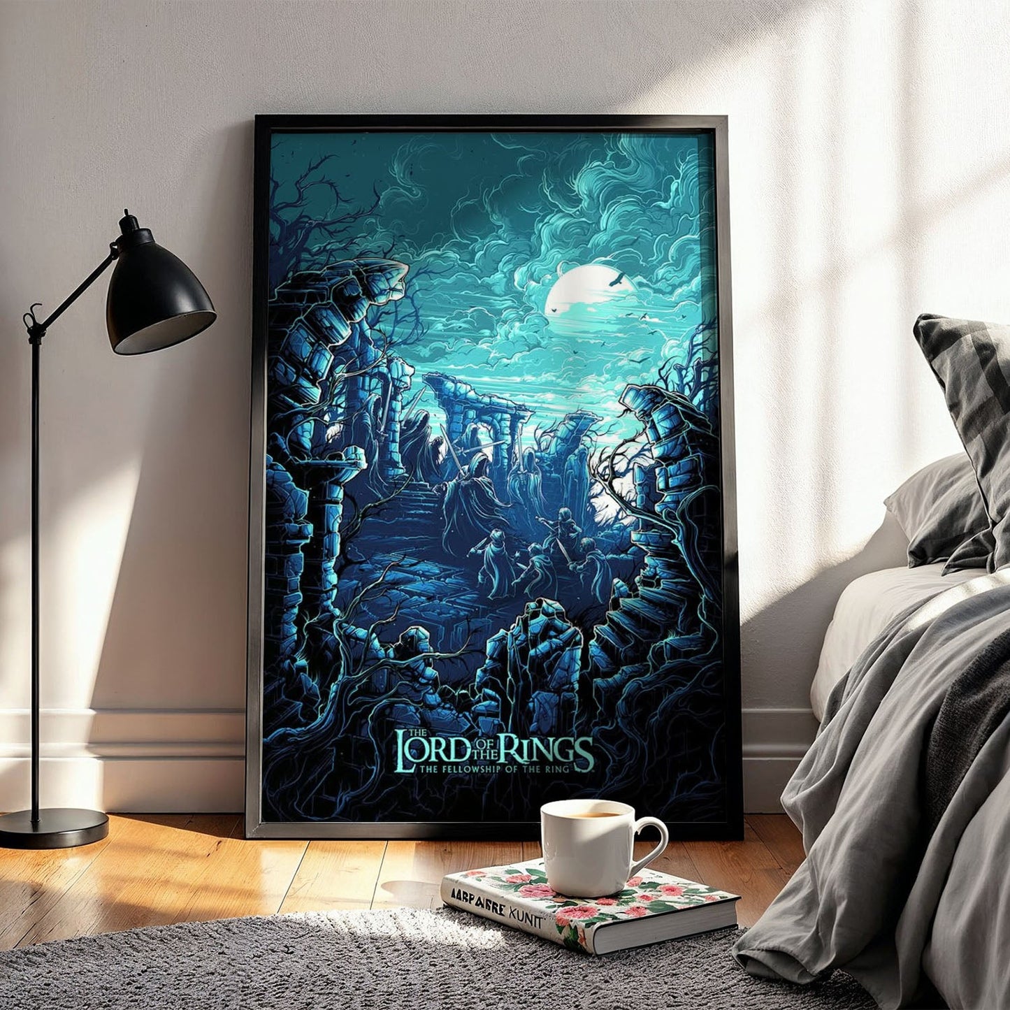 Flex Designs Poster The Lord of the Rings The Fellowship of the Ring Sketch 5 x 7" Home Goods - Movie 2001 Movie Poster