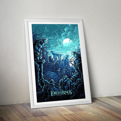 Flex Designs Poster The Lord of the Rings The Fellowship of the Ring Sketch 8 x 10" Home Goods - Movie 2001 Movie Poster