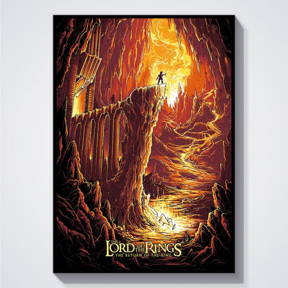 Flex Designs Poster The Lord of the Rings The Return of the King Sketch 5 x 7" Home Goods - Movie 2003 Movie Poster