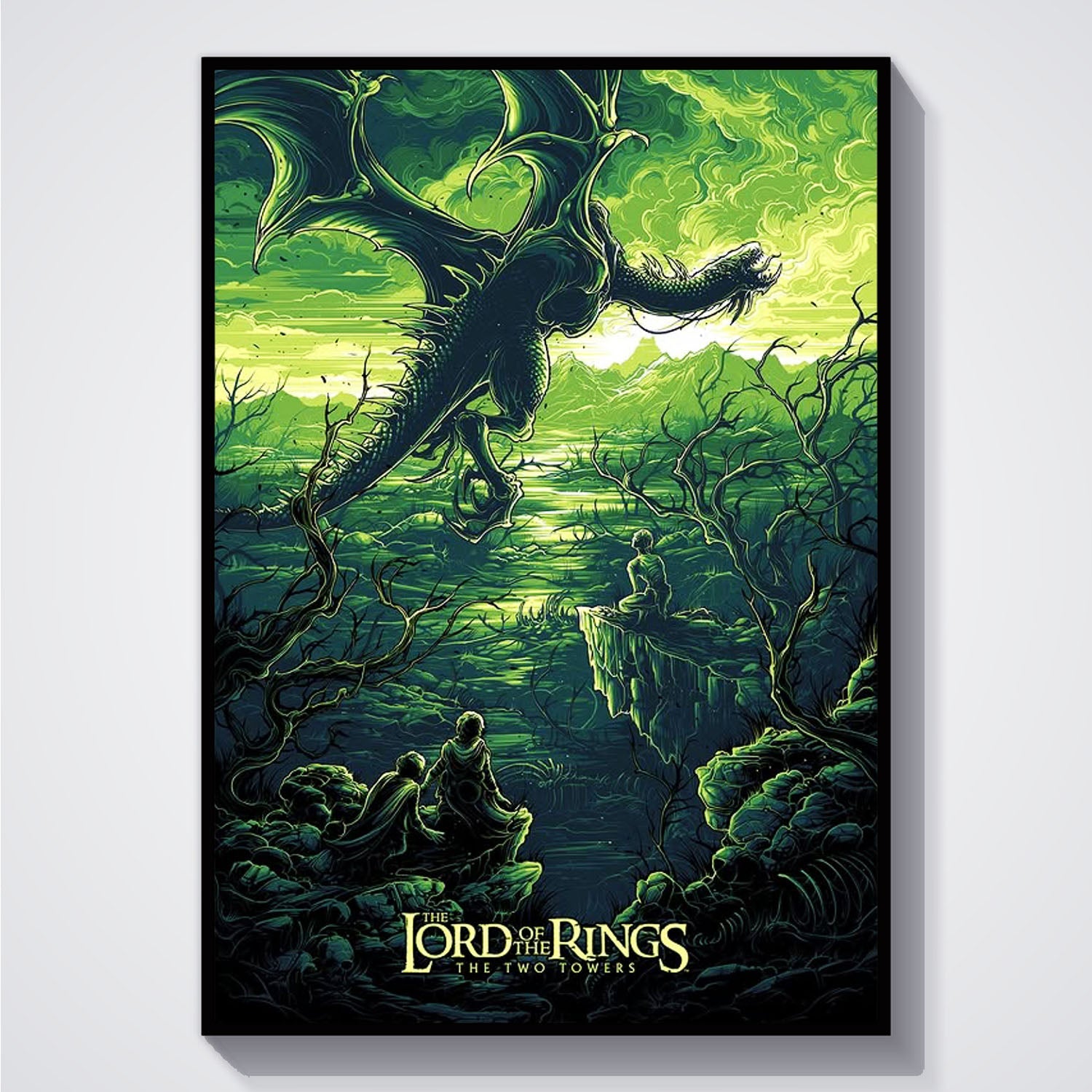 Flex Designs Poster The Lord of the Rings The Two Towers Sketch 5 x 7" Home Goods - Movie 2002 Movie Poster