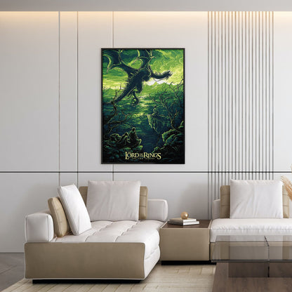 Flex Designs Poster The Lord of the Rings The Two Towers Sketch 5 x 7" Home Goods - Movie 2002 Movie Poster