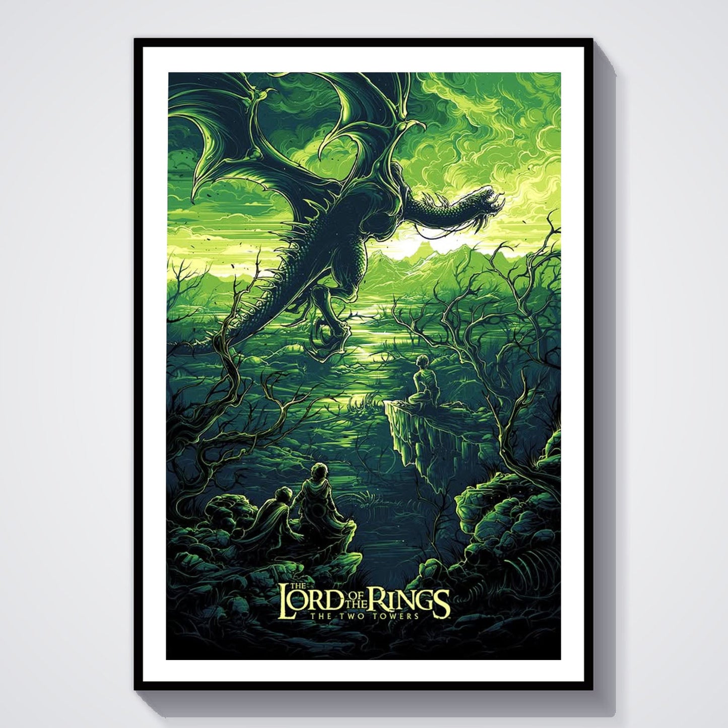 Flex Designs Poster The Lord of the Rings The Two Towers Sketch 8 x 10" Home Goods - Movie 2002 Movie Poster