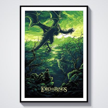 Flex Designs Poster The Lord of the Rings The Two Towers Sketch 8 x 10" Home Goods - Movie 2002 Movie Poster