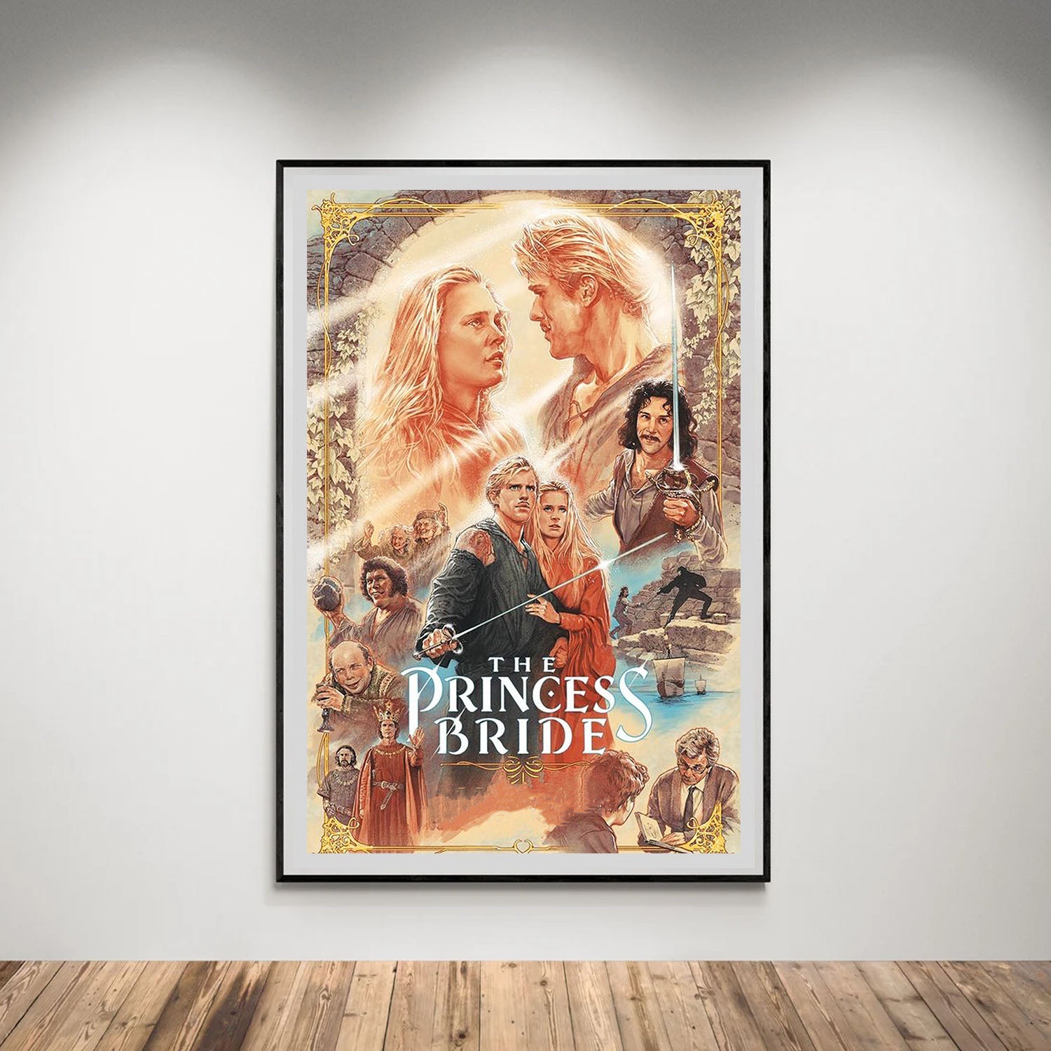 Flex Designs Poster The Princess Bride Sketch 5 x 7" Home Goods - Movie 1987 Movie Poster
