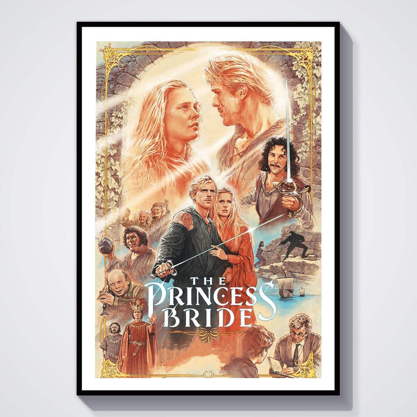 Flex Designs Poster The Princess Bride Sketch 8 x 10" Home Goods - Movie 1987 Movie Poster