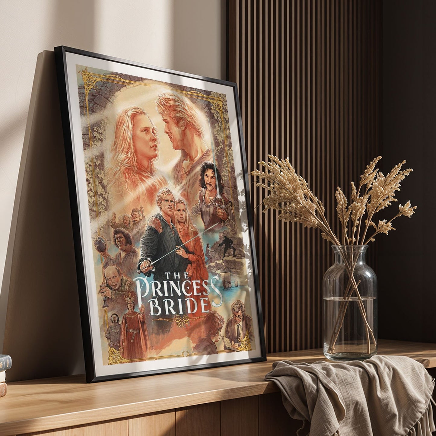 Flex Designs Poster The Princess Bride Sketch 8 x 10" Home Goods - Movie 1987 Movie Poster