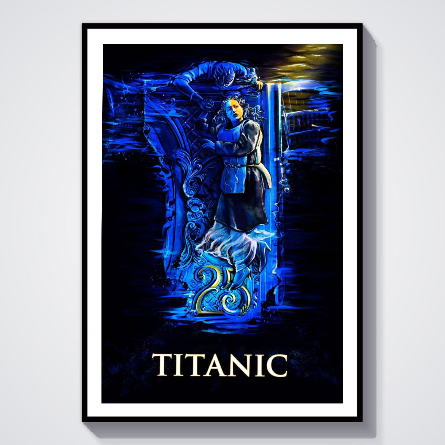 Flex Designs Poster Titanic Sketch 8 x 10" Home Goods - Movie 1997 Movie Poster