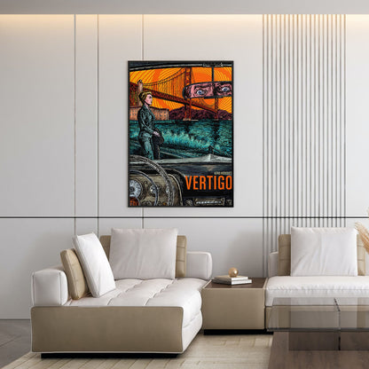 Flex Designs Poster Vertigo Cartoon 5 x 7" Home Goods - Movie 1958 Movie Poster