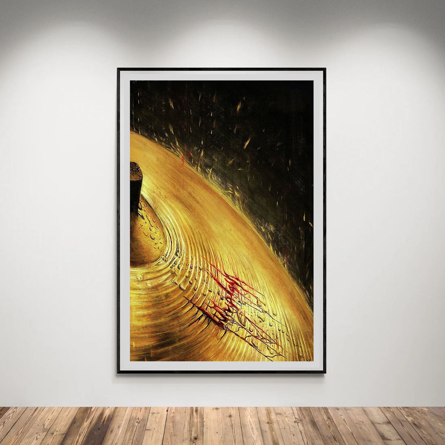 Flex Designs Poster Whiplash Drums Minimalist 5 x 7" Home Goods - Movie 2014 Movie Poster