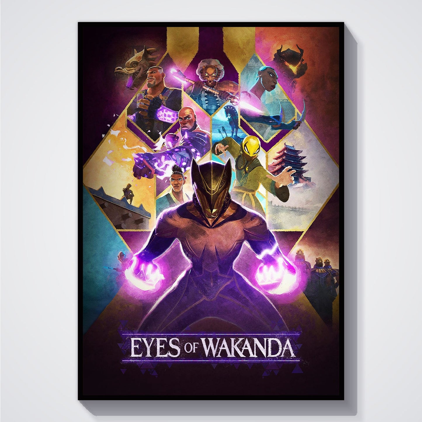 Flex Designs Poster Eyes of Wakanda Cinematic 5 x 7" Home Goods - Movie 2025 Movie Poster