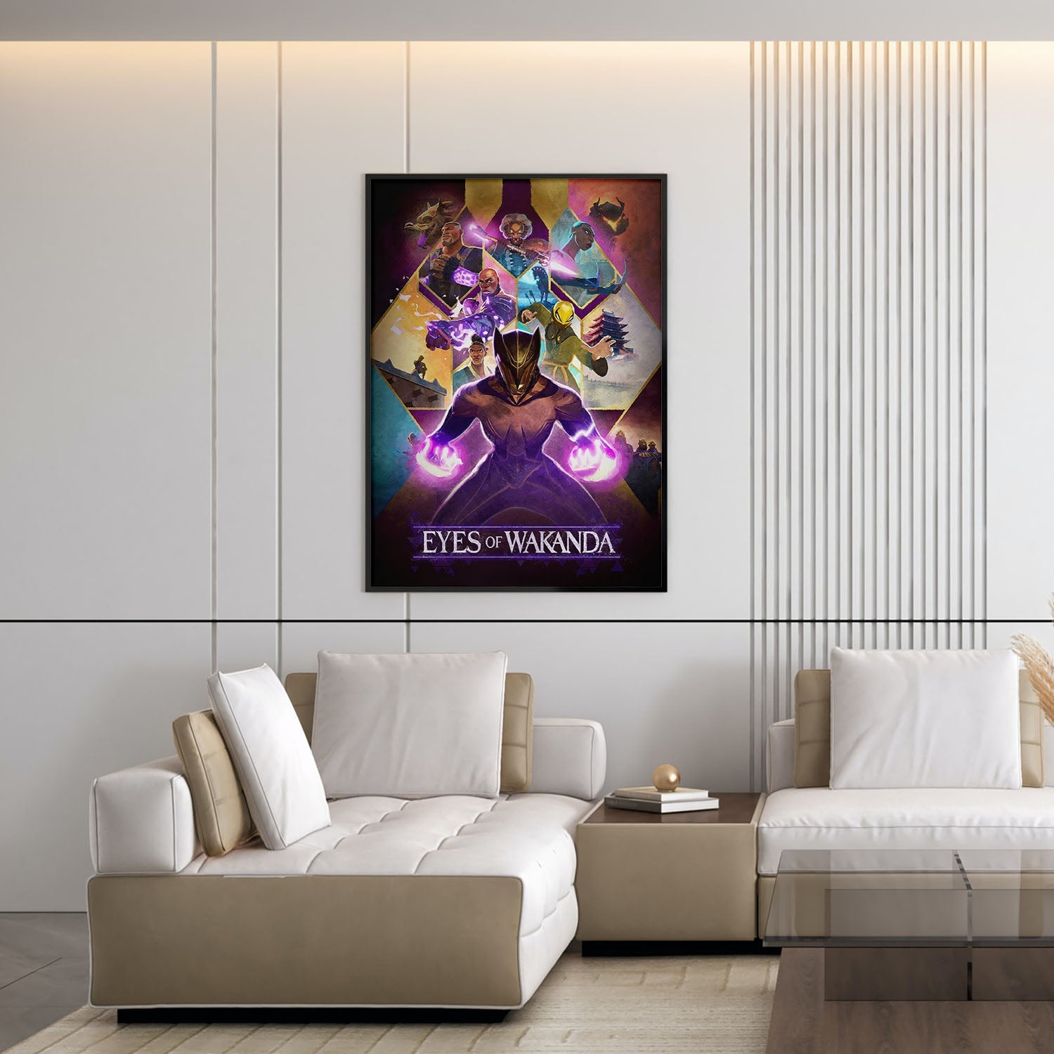 Flex Designs Poster Eyes of Wakanda Cinematic 5 x 7" Home Goods - Movie 2025 Movie Poster
