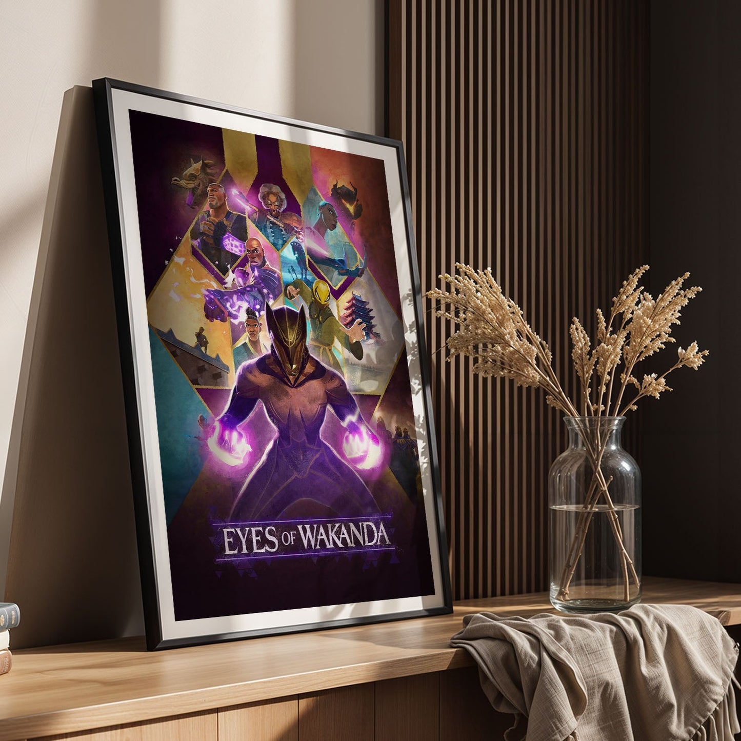 Flex Designs Poster Eyes of Wakanda Cinematic 8 x 10" Home Goods - Movie 2025 Movie Poster