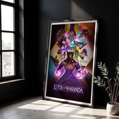 Flex Designs Poster Eyes of Wakanda Cinematic 8 x 10" Home Goods - Movie 2025 Movie Poster