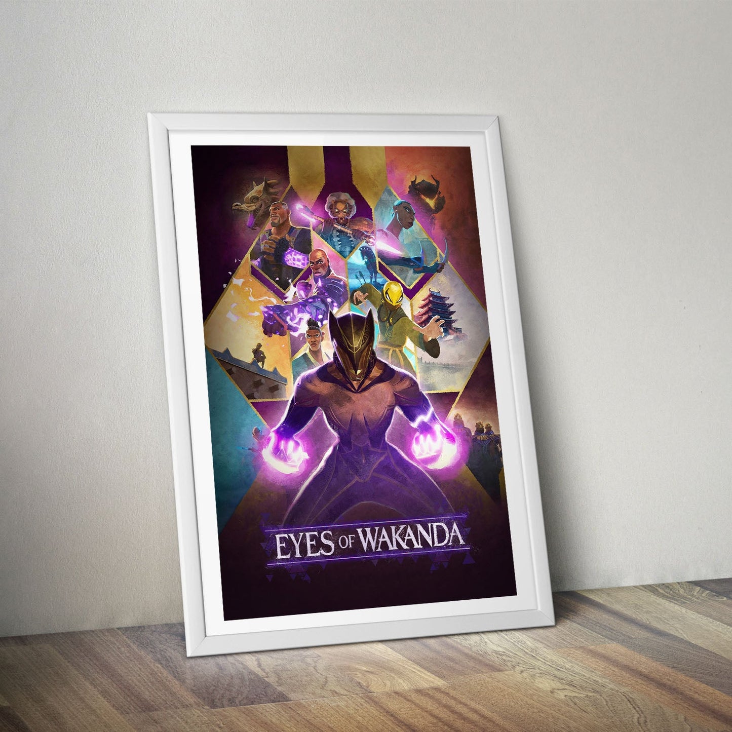 Flex Designs Poster Eyes of Wakanda Cinematic 8 x 10" Home Goods - Movie 2025 Movie Poster