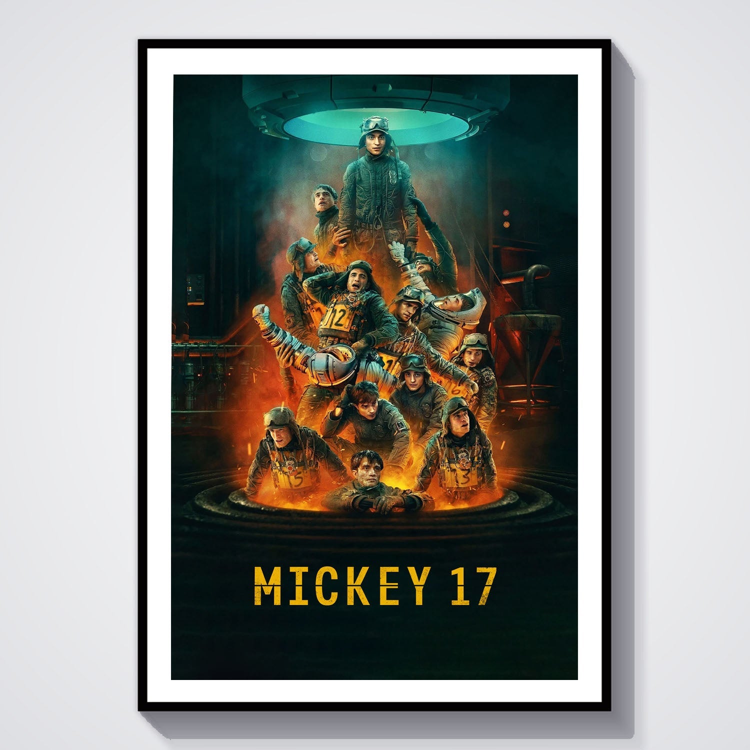 Flex Designs Poster Mickey 17 Cinematic 8 x 10" Home Goods - Movie 2025 Movie Poster