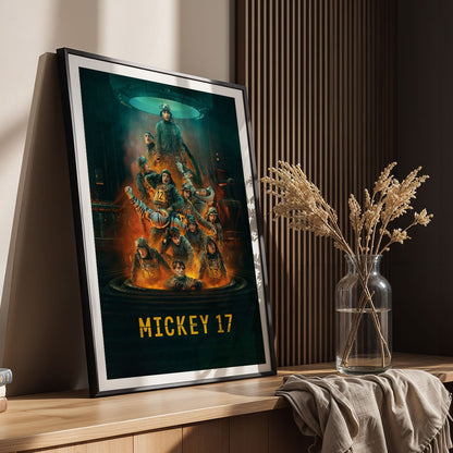 Flex Designs Poster Mickey 17 Cinematic 8 x 10" Home Goods - Movie 2025 Movie Poster