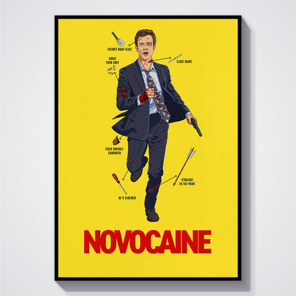Flex Designs Poster Novocaine 5 x 7" Home Goods - Movie 2001 Movie Poster