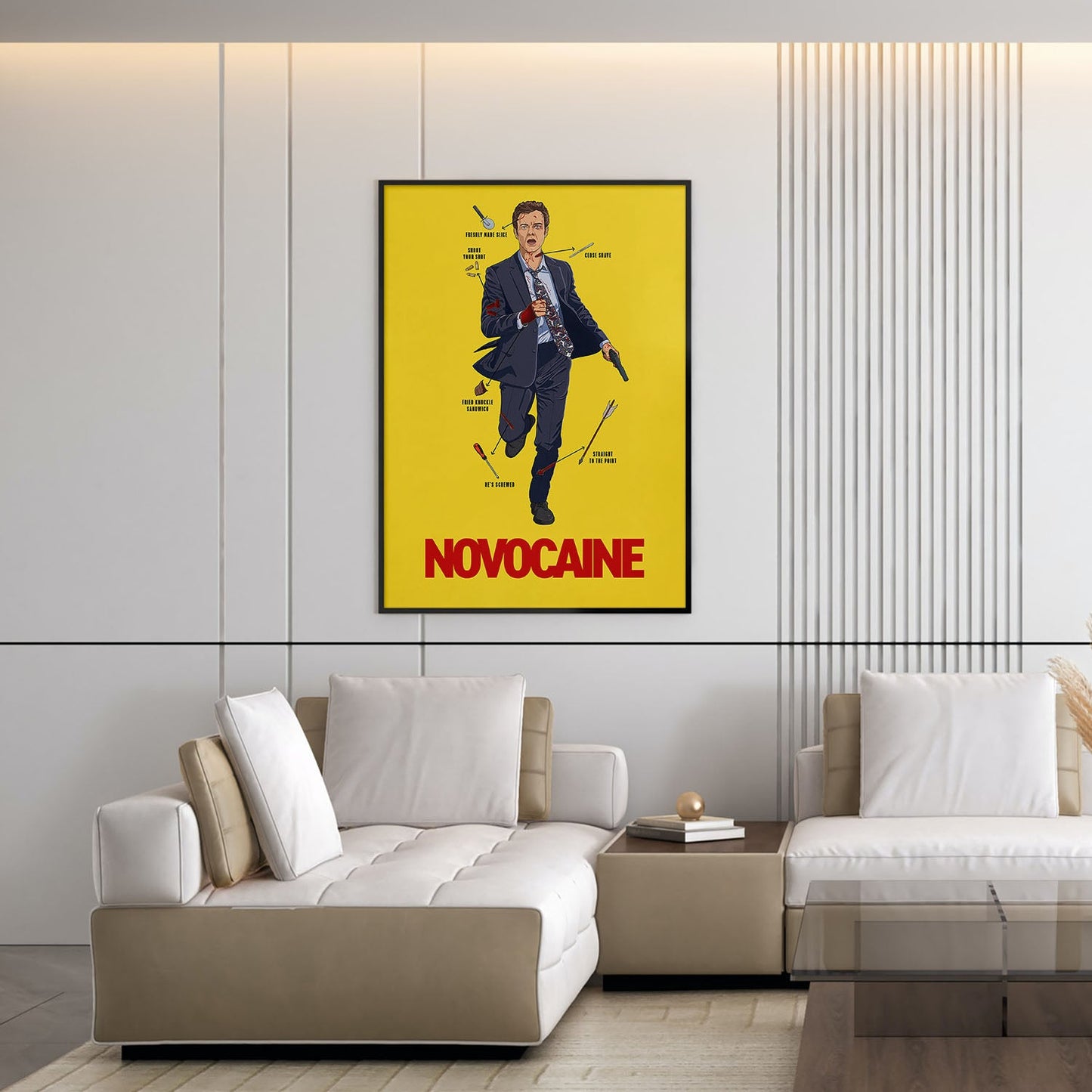 Flex Designs Poster Novocaine 5 x 7" Home Goods - Movie 2001 Movie Poster