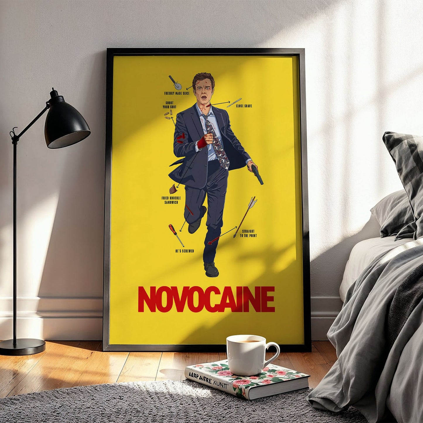 Flex Designs Poster Novocaine 5 x 7" Home Goods - Movie 2001 Movie Poster