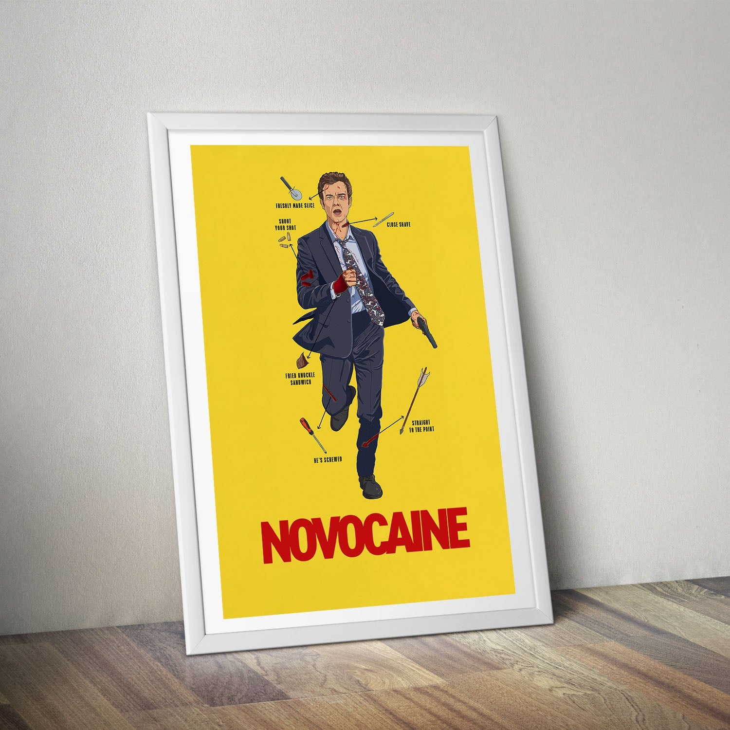 Flex Designs Poster Novocaine 8 x 10" Home Goods - Movie 2001 Movie Poster