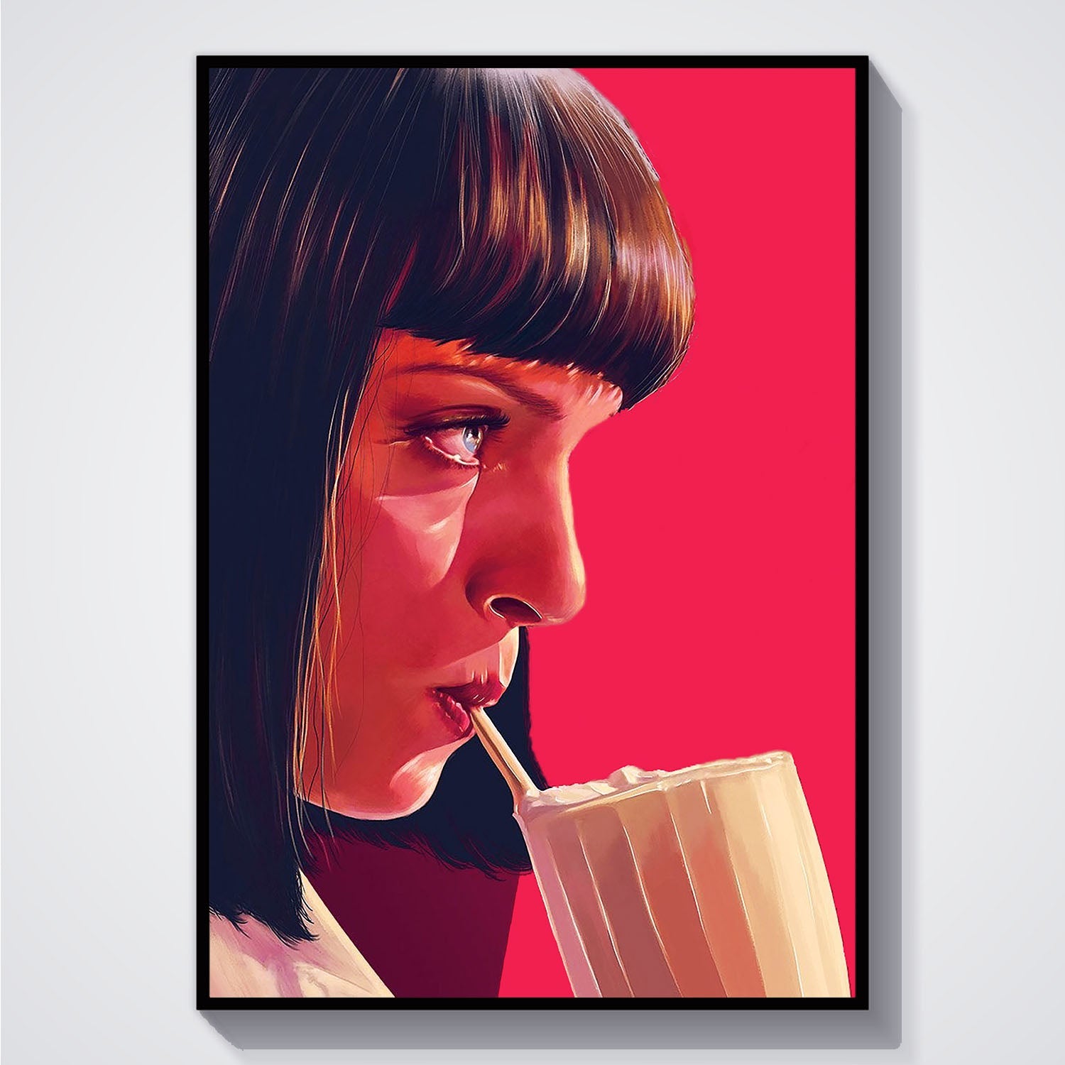 Flex Designs Poster Pulp Fiction Minimalist Alternate 5 x 7" Home Goods - Movie 1994 Movie Poster