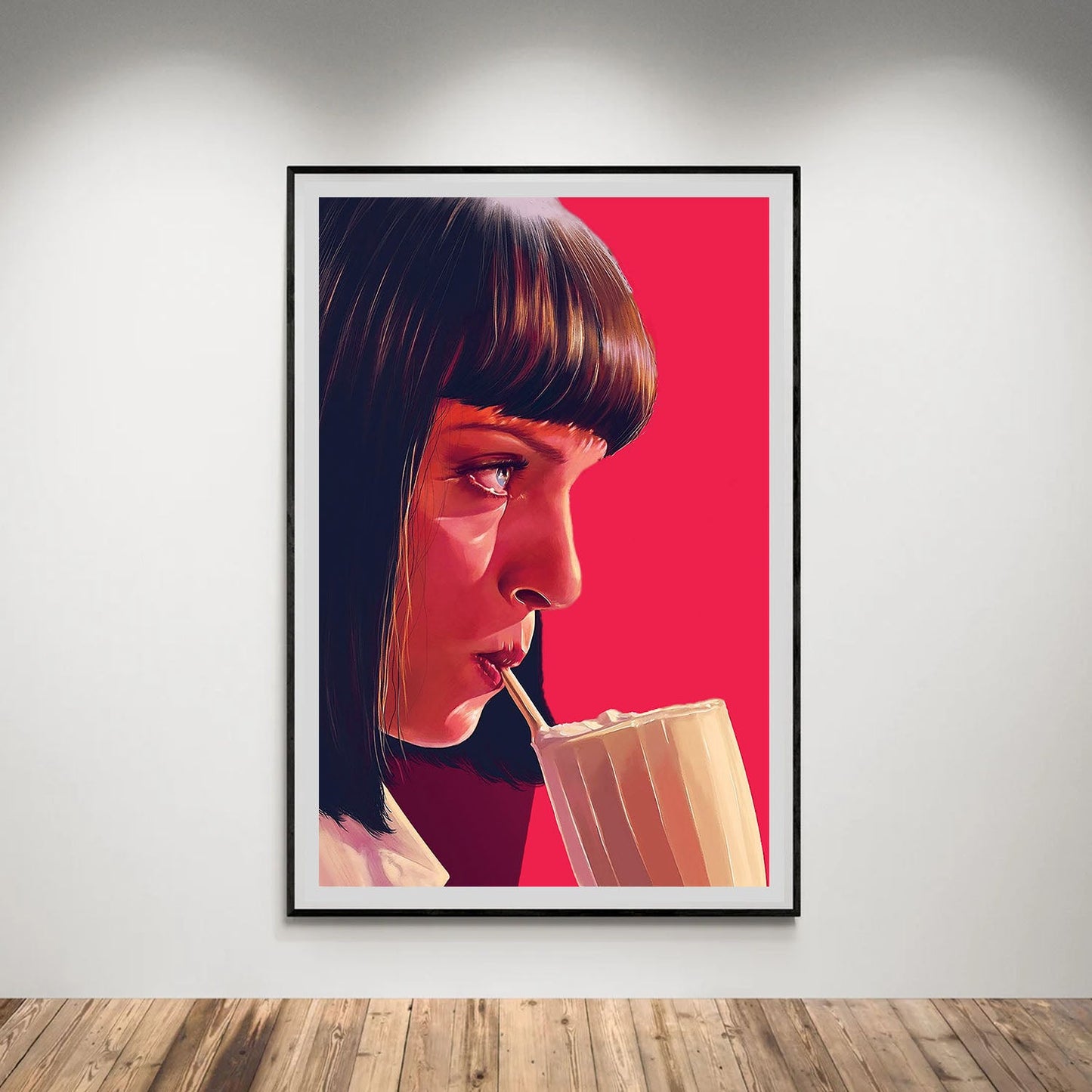 Flex Designs Poster Pulp Fiction Minimalist Alternate 5 x 7" Home Goods - Movie 1994 Movie Poster