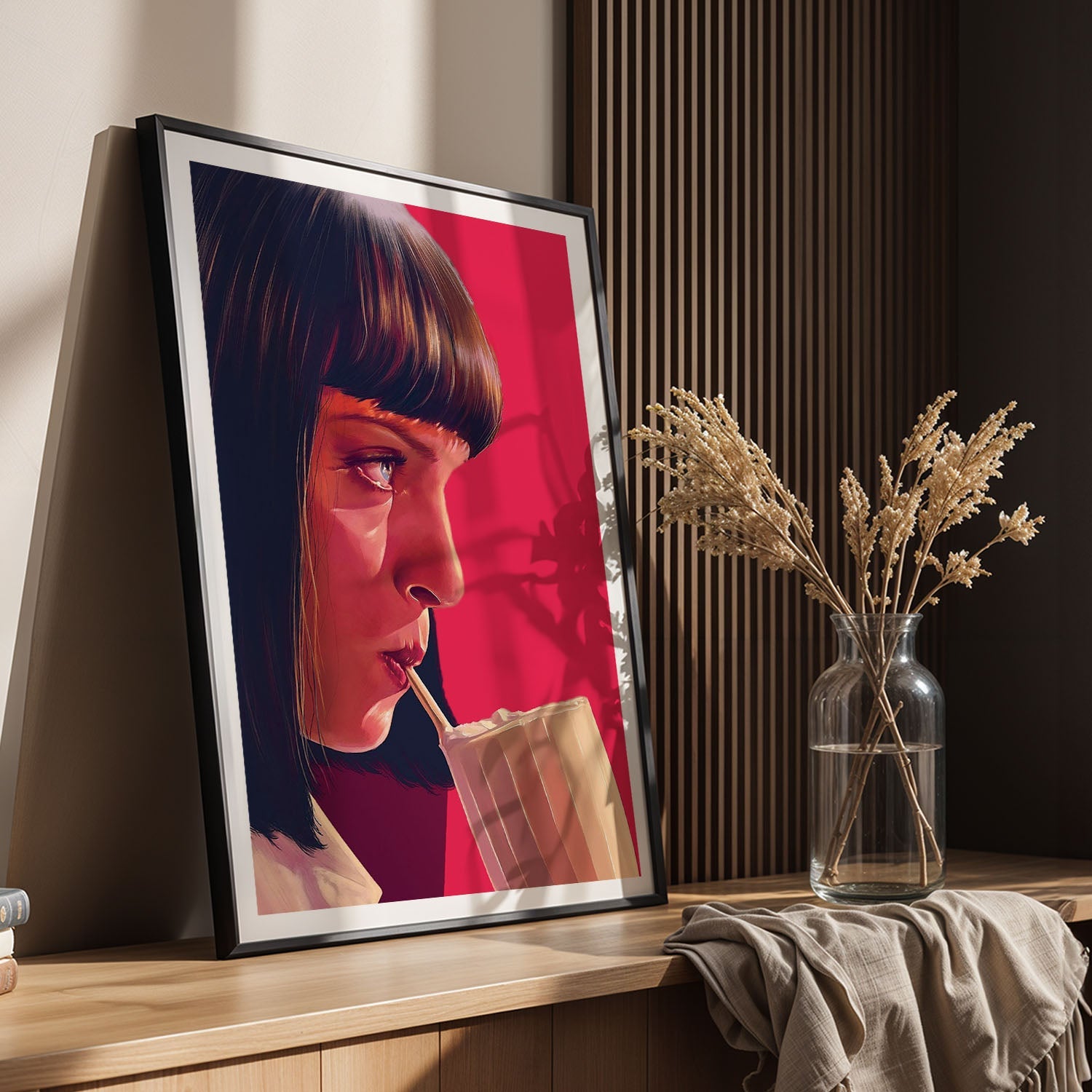 Flex Designs Poster Pulp Fiction Minimalist Alternate 8 x 10" Home Goods - Movie 1994 Movie Poster