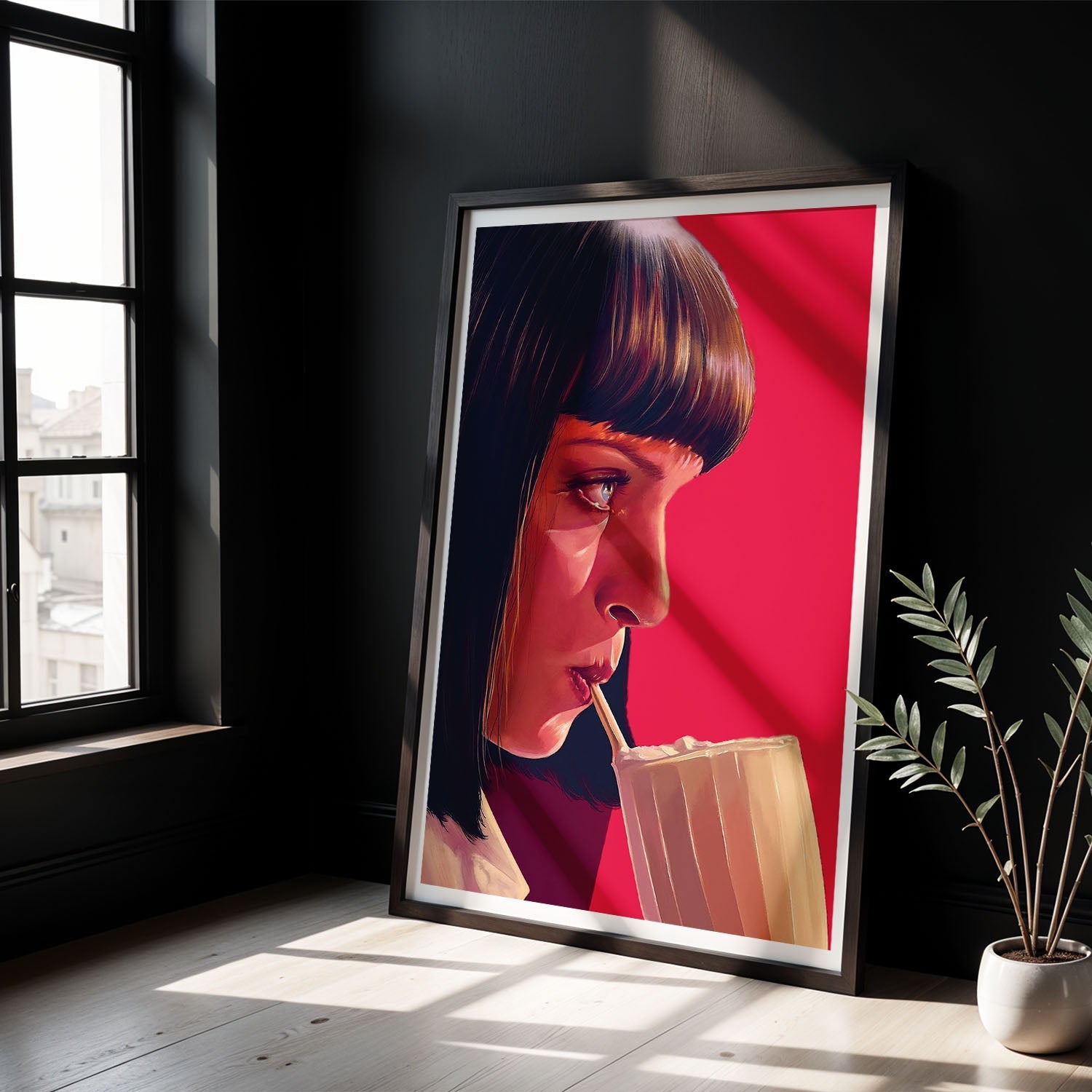 Flex Designs Poster Pulp Fiction Minimalist Alternate 8 x 10" Home Goods - Movie 1994 Movie Poster