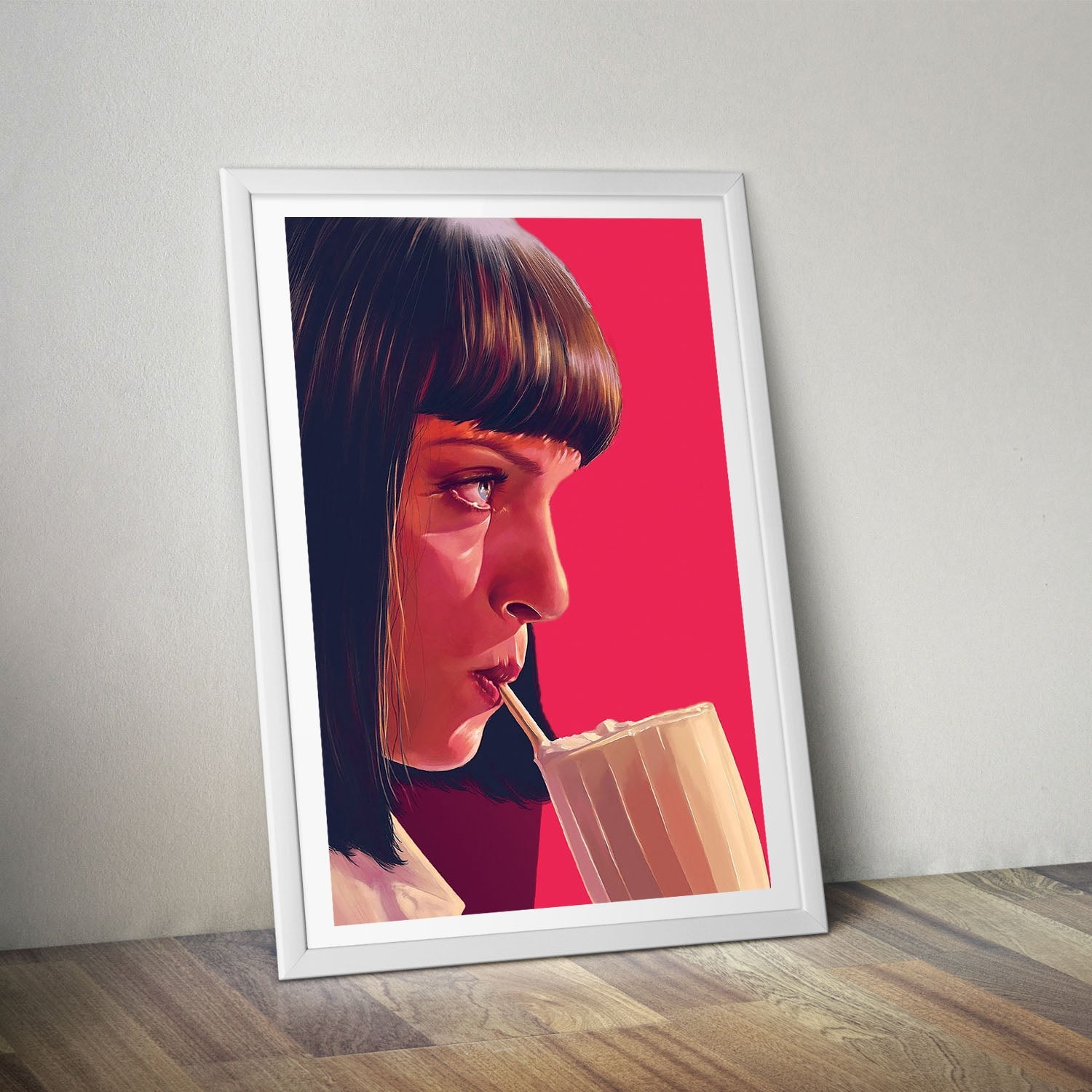 Flex Designs Poster Pulp Fiction Minimalist Alternate 8 x 10" Home Goods - Movie 1994 Movie Poster