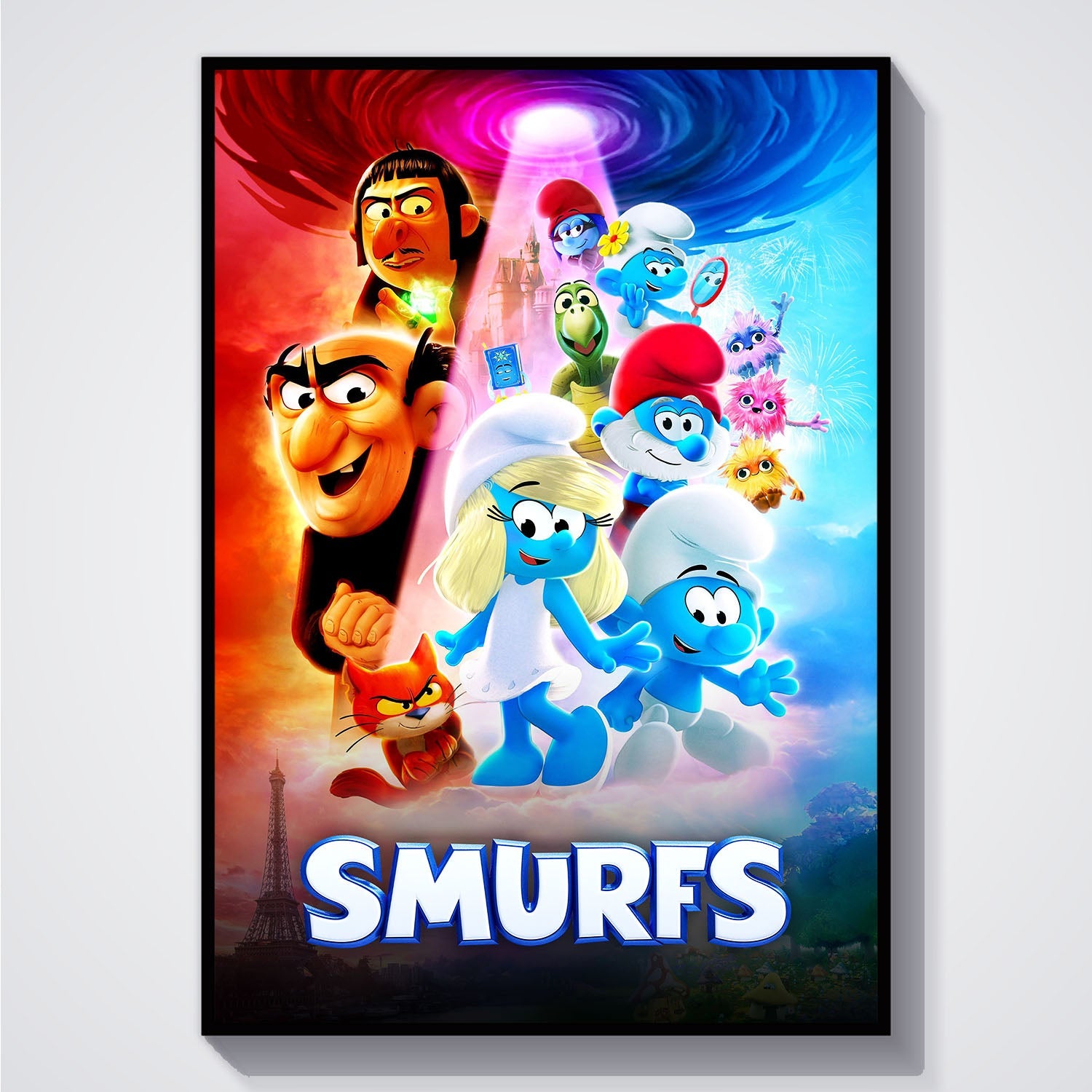 Flex Designs Poster Smurfs 5 x 7" Home Goods - Movie 2011 Movie Poster