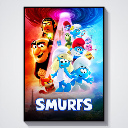Flex Designs Poster Smurfs 5 x 7" Home Goods - Movie 2011 Movie Poster